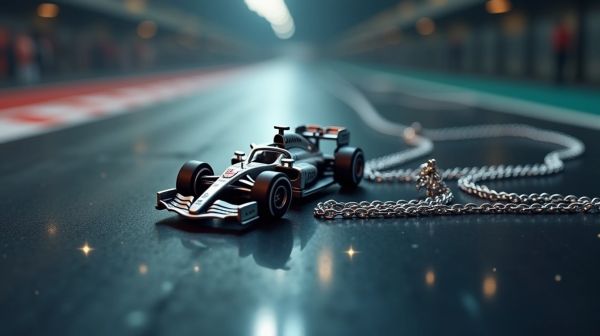Make your jewelry collection race-ready with an f1 car charm