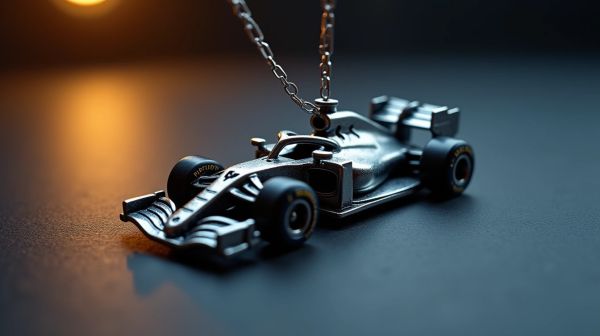 Make your jewelry collection race-ready with an f1 car charm